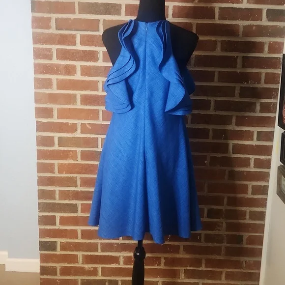 Badgley Mischka halter dress, size 6 - Picture 4 of 7